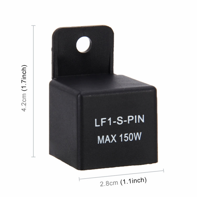 Universal 2 Pin Motorcycles LED Light Turn Flasher Relay Signal Rate Control Hyper Flash