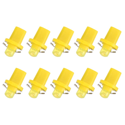 10 PCS 0.4W B8.5 Wedge Instrument Panel COB LED Light Dashboard Gauge Cluster Indicator Lamp Bulb, 0.4W B8.5