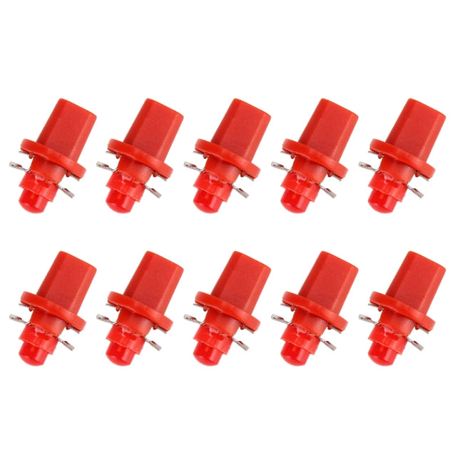 10 PCS 0.4W B8.5 Wedge Instrument Panel COB LED Light Dashboard Gauge Cluster Indicator Lamp Bulb, 0.4W B8.5
