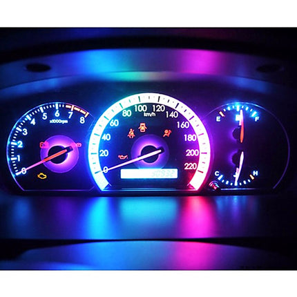 10 PCS 0.4W B8.5 Wedge Instrument Panel COB LED Light Dashboard Gauge Cluster Indicator Lamp Bulb, 0.4W B8.5
