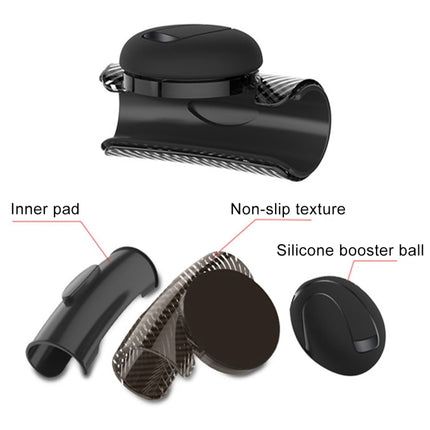 3R-2151 Car Auto Universal Steering Wheel Spinner Knob Auxiliary Booster Aid Control Handle Car Steering Wheel Booster Wheel Strengthener Auto Spinner Knob Ball, 3R-2151 (Blue), 3R-2151 (Black)