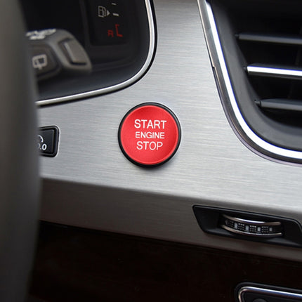 Car Engine Start Key Push Button Cover Trim Aluminum Alloy Sticker Decoration for Audi, For Audi