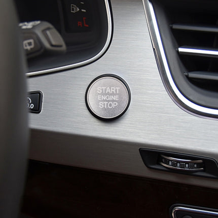 Car Engine Start Key Push Button Cover Trim Aluminum Alloy Sticker Decoration for Audi, For Audi