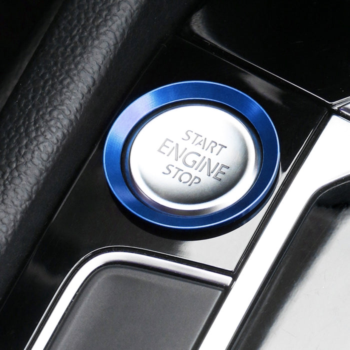 Car Engine Start Key Push Button Ring Trim Aluminum Alloy Sticker Decoration for Volkswagen, For Volkswagen (Engine Start), For Volkswagen