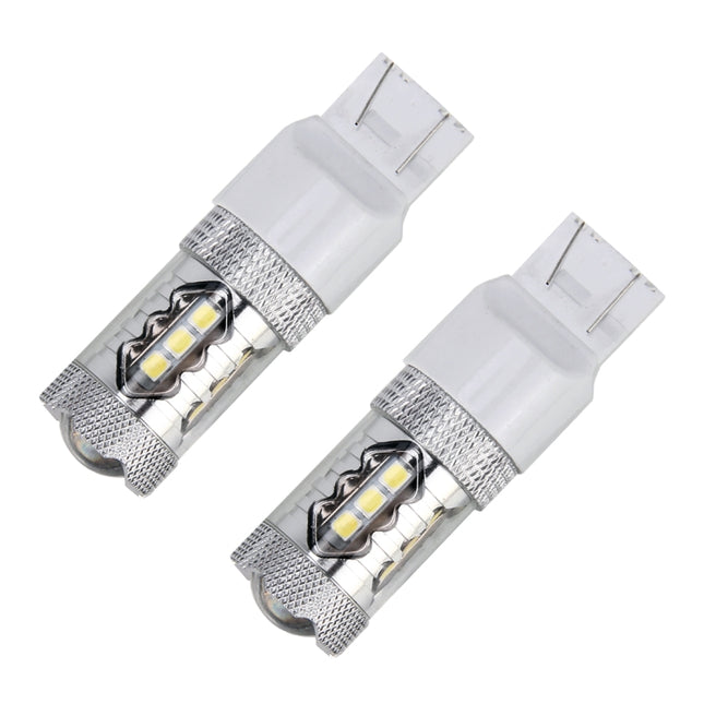 2 PCS T20 / 7440 5W 250LM 6000K Car Auto Turn Light Reversing Lights 16LEDs SMD-2835 Lamps, DC 12V
