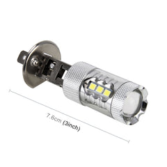 2 PCS H1 DC 12V 5W 250LM Auto Car Fog Lights with 16 SMD-2835 LED Bulbs (White Light)