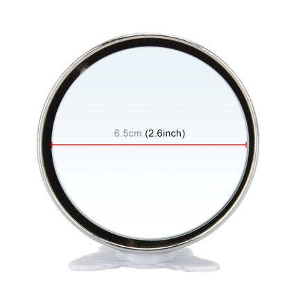 3R-044 Auxiliary Rear View Mirror Car Adjustable Blind Spot Mirror Wide Angle Auxiliary Rear View Side Mirror, 3R-044 (White), 3R-044 (Black), 3R-044 (Silver)