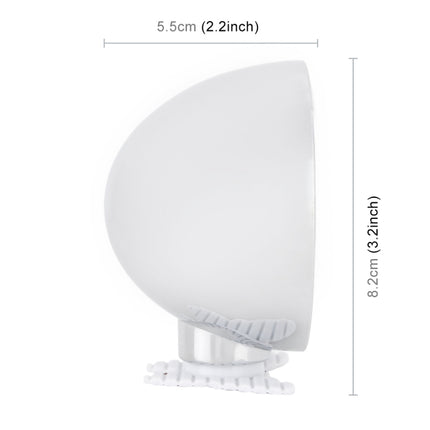3R-044 Auxiliary Rear View Mirror Car Adjustable Blind Spot Mirror Wide Angle Auxiliary Rear View Side Mirror, 3R-044 (White), 3R-044 (Black), 3R-044 (Silver)