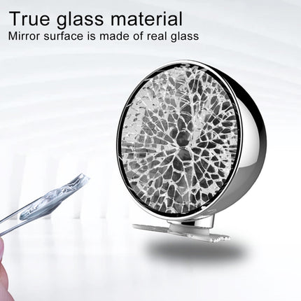 3R-044 Auxiliary Rear View Mirror Car Adjustable Blind Spot Mirror Wide Angle Auxiliary Rear View Side Mirror, 3R-044 (White), 3R-044 (Black), 3R-044 (Silver)
