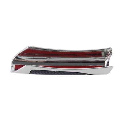 SHUNWEI SD-2002 Car Auto Universal Carbon Fiber Plastic Anti Slip Parking Hand Brake Cover Case Sleeve Black with Sticker Strip