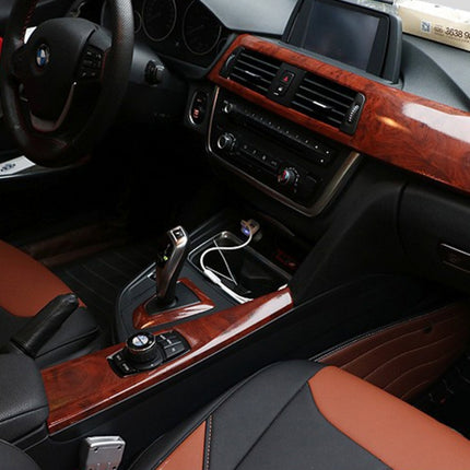 Textured High Gloss Carbon Fiber Car Vinyl Wrap Sticker Decal Film Decal Car Furniture Kitchen Cabinet Applicance, Size: 50cm x 200cm, Glossy Wood Grain A 50cm x 200cm, Glossy Wood Grain B 50cm x 200cm