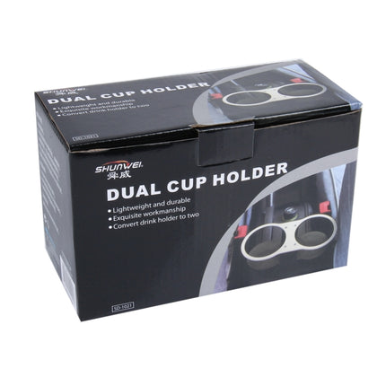SHUNWEI SD-1021 Auto Car Truck Mount Dual Hole Drink Can Drinking Bottle Cup Holder Stand, SD-1021