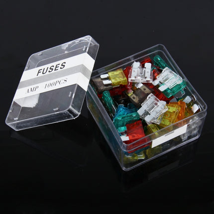 100 PCS 5Amp 7.5Amp 10Amp 15Amp 20Amp 25Amp 30Amp Add-a-circuit Fuse Tap Adapter Blade Fuse Holder(Big Size), Big Size