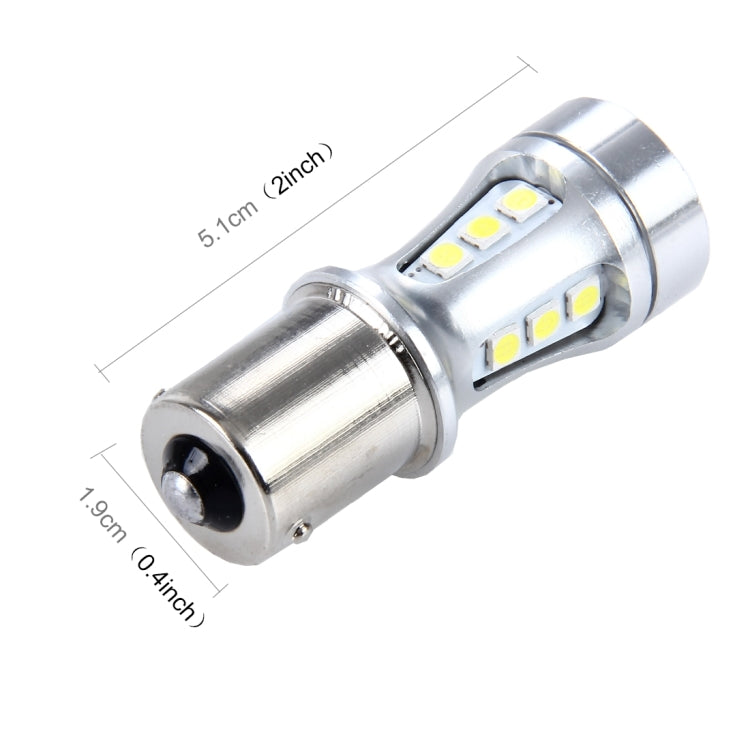 2 PCS 1156/BA15S 10W 1000LM 6500K 18 SMD-3030 LED Car Brake Lights Turn Light, DC 12V