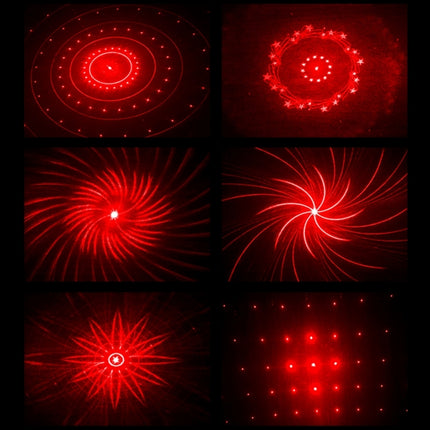 200mW Universal Car And Motorcycle Rear-end Alarm 650nM Laser Fog Anti-Collision Warning Lamp with Six Pattern, DC 8-36V Cable Length: 60cm