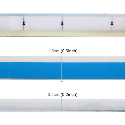 2 PCS 60cm DC12V 7.5W Ultra-thin Waterproof Car Auto Double Colors Turn Lights / Running Lights SMD-2835 LED Bulbs (Turn Lights: Yellow Light; Running Lights: Ice Blue Light)