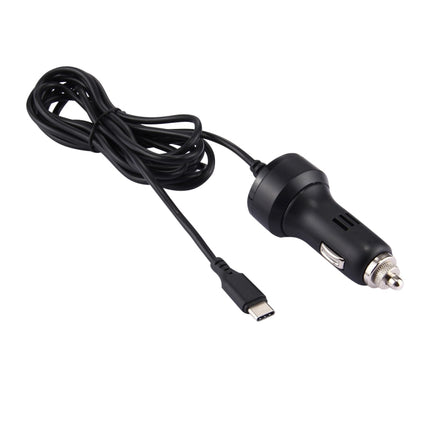 For Nintendo Switch 2.4A USB-C / Type-C Travel Charging Car Charger Adapter, Cable Length: 2m(Black), Car Charger Adapter