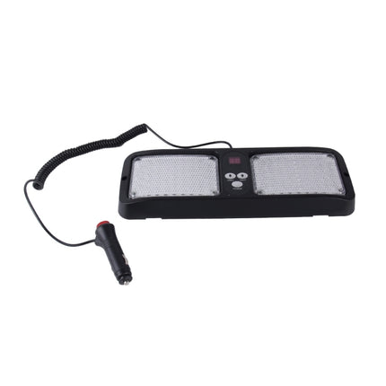High qulaity DC 12V,9W LED Waterproof Car Sunshade White Light Warning Lights Strobe Emergency Lights Flashing Light with 12 Kinds Flash Patterns