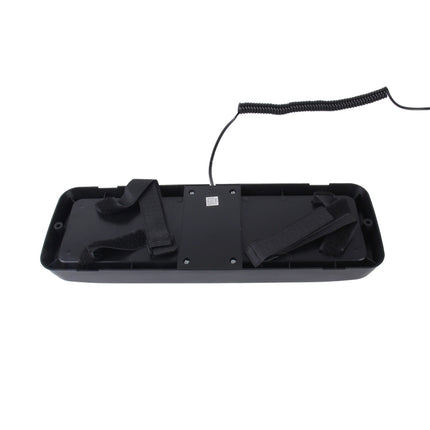 High qulaity DC 12V,9W LED Waterproof Car Sunshade White Light Warning Lights Strobe Emergency Lights Flashing Light with 12 Kinds Flash Patterns