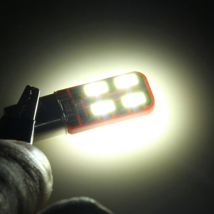 10 PCS BA9S 3W 200lm 6000K 8 SMD-5730 LEDs Car Clearance Light Lamp, DC 12V