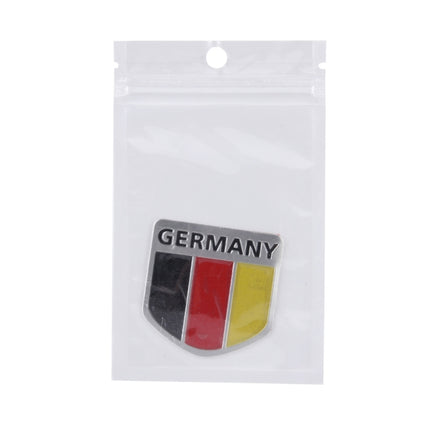Germany Flag Style Metal Car Sticker