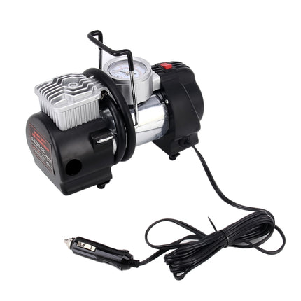Portable 4X4 Heavy Duty Air Compressor 12V 150PSI 35LPM Pump Tire Inflatable Pump Car Tool with Working Light for Outdoor Emergency