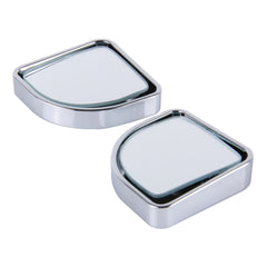 3R-015 2 PCS Car Blind Spot Rear View Wide Angle Mirror, Diameter: 5cm, 3R-015 (Silver)