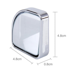 3R-015 2 PCS Car Blind Spot Rear View Wide Angle Mirror, Diameter: 5cm, 3R-015 (Silver)