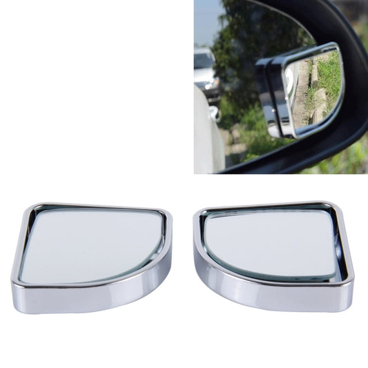 3R-015 2 PCS Car Blind Spot Rear View Wide Angle Mirror, Diameter: 5cm, 3R-015 (Silver)