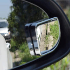 3R-015 2 PCS Car Blind Spot Rear View Wide Angle Mirror, Diameter: 5cm, 3R-015 (Silver)
