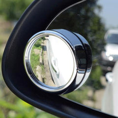 3R-023 Car Blind Spot Rear View Wide Angle Mirror, Diameter: 7.5cm, 3R-023 (Silver)