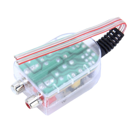 YE-99 Vehicle Car High to Low Impedance Converter Adapter Speaker to RCA Line