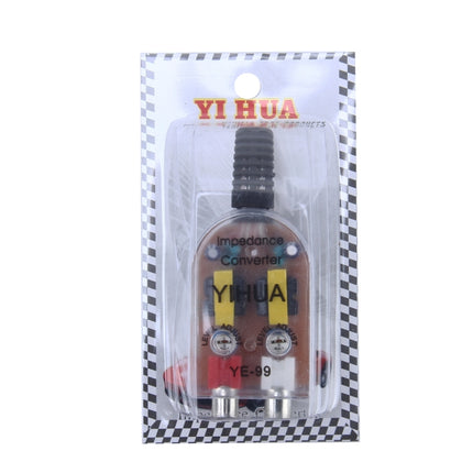 YE-99 Vehicle Car High to Low Impedance Converter Adapter Speaker to RCA Line