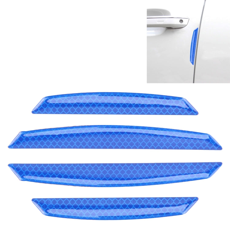 4 PCS Universal Car Door Anti-collision Strip Protection Guards Trims Stickers