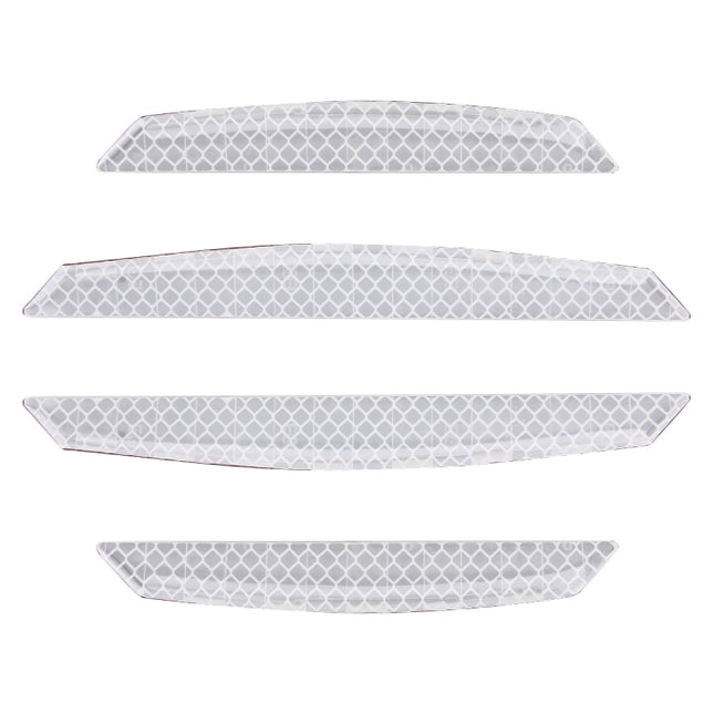 4 PCS Universal Car Door Anti-collision Strip Protection Guards Trims Stickers, 4 PCS