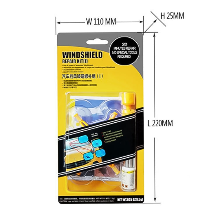 Professional Windscreen Repair Tool Paintless Dent Removal Car Window Windshield Repair Kit Chip Crack Auto Glass, Windscreen Repair Tool, Windscreen Repair Tool (White)