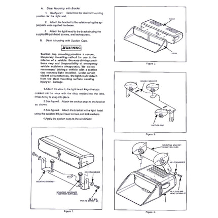DC 12V 4.2W 16LEDs Crystal Lamp Beads Car Windshield Warning Lamp 18 Flash Patterns(Adjustable)