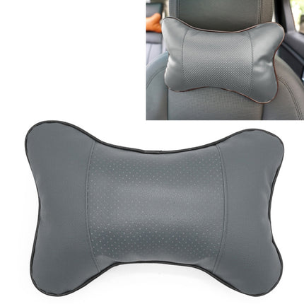 Four Seasons Breathable Leather Surface Car Neck Pillow Head Pillow