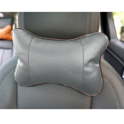 Four Seasons Breathable Leather Surface Car Neck Pillow Head Pillow