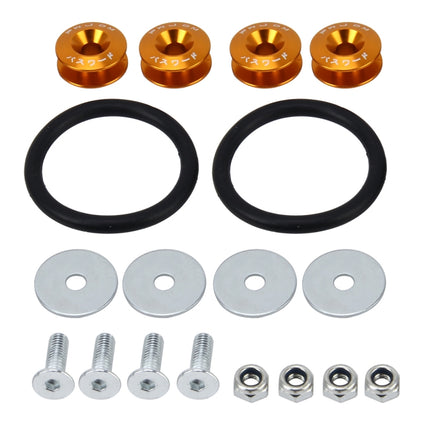 4 PCS Car Modified Screw Gaskets Bodywork Stainless Steel Gasket Bolts, Diameter: 24mm