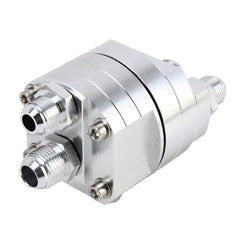 Car Universal Aluminum AN8 Split Cake Oil Handle Oil Filter Sandwich Adapter For Oil Cooler Plate Kit Oil Filter Cooler Sandwich Plate Adapter Cooler Adapter, AN8 Split Oil Handle Oil Filter
