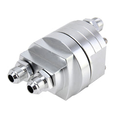Car Universal Aluminum AN8 Split Cake Oil Handle Oil Filter Sandwich Adapter For Oil Cooler Plate Kit Oil Filter Cooler Sandwich Plate Adapter Cooler Adapter, AN8 Split Oil Handle Oil Filter