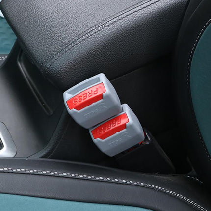 2 PCS RS-01 Universal Car Seat Belt Extension Buckle