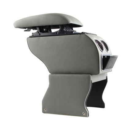 Car ABS Leather Wrapped Armrest Box with Fast Charge USB Holes and Cables for Tiguan