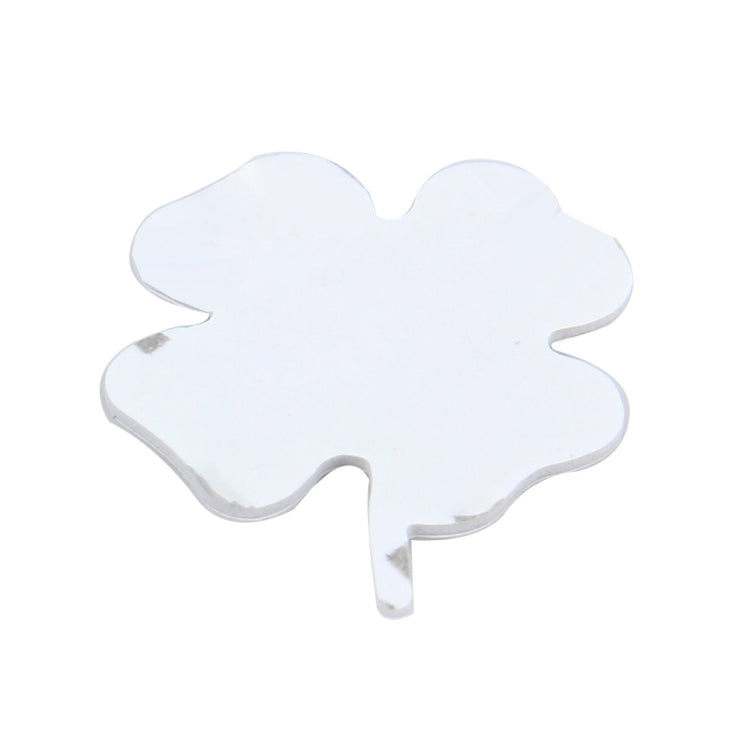 Four Leaf Clover Herb Luck Symbol Badge Emblem Labeling Sticker Styling Car Dashboard  Decoration, Size: 7.5*6cm