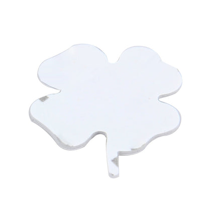 Four Leaf Clover Herb Luck Symbol Badge Emblem Labeling Sticker Styling Car Dashboard  Decoration, Size: 4*3.3cm