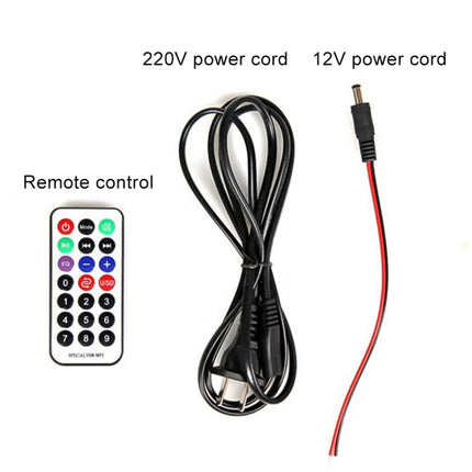 4 inch Round Shape Stereo Motorcycle / Car / Household Subwoofer, Built-in Bluetooth, Support TF Card & U Disk Reader, with Remote Control