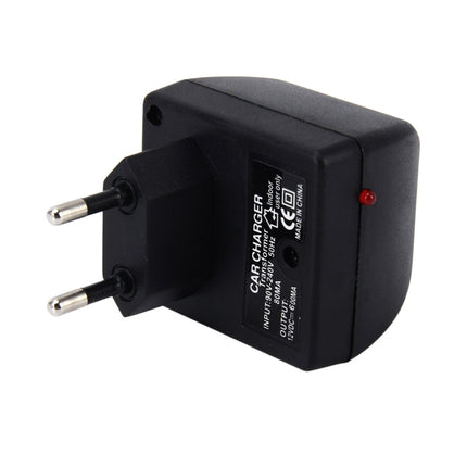 Vehicle Power Inverters 90-240V AC to 12V DC with Car Cigarette Lighter Socket Adapter Converter Vehicle Amplifier Power Output: DC 12V 600mA(EU Plug)
