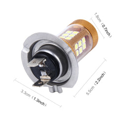 2 PCS H7 15W 1300 LM 6500K 28 SMD-3030 LEDs Car Fog Lights, DC 12V