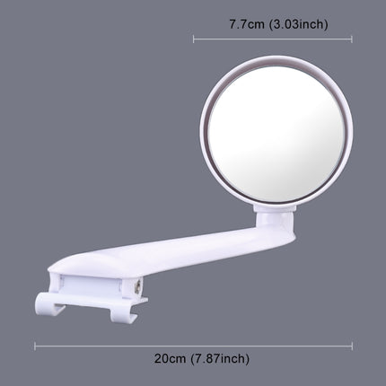 3R-095 Auxiliary Rear View Mirror Car Adjustable Blind Spot Mirror Wide Angle Auxiliary Rear View Side Mirror for Right Mirror, 3R-095 (White), 3R-095